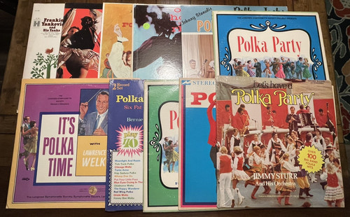 Lot polka records vinyl - lot, records,